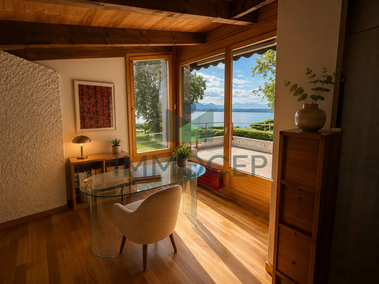 Propriété d'architecte à rénover à Versoix avec accès privé au lac - Photo 9 of 12