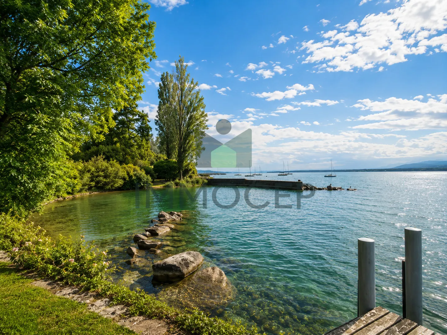 Propriété d'architecte à rénover à Versoix avec accès privé au lac - Photo 12 of 12