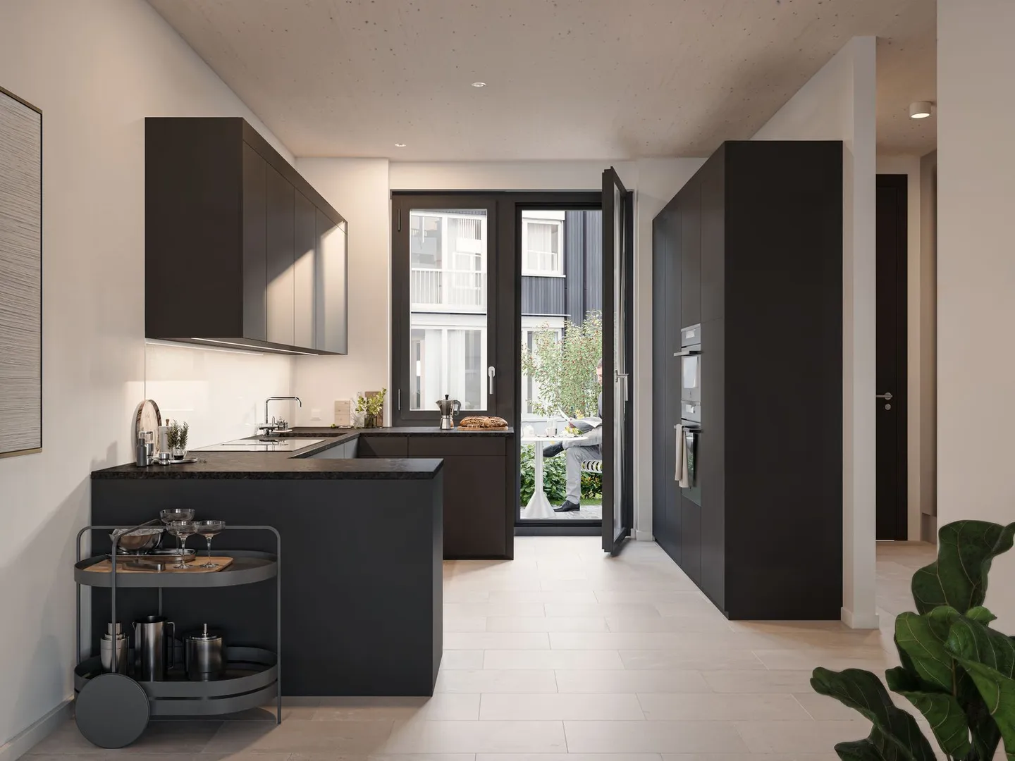 Vivere sostenibile in una casa a schiera a Zumikon - Foto 3 di 5