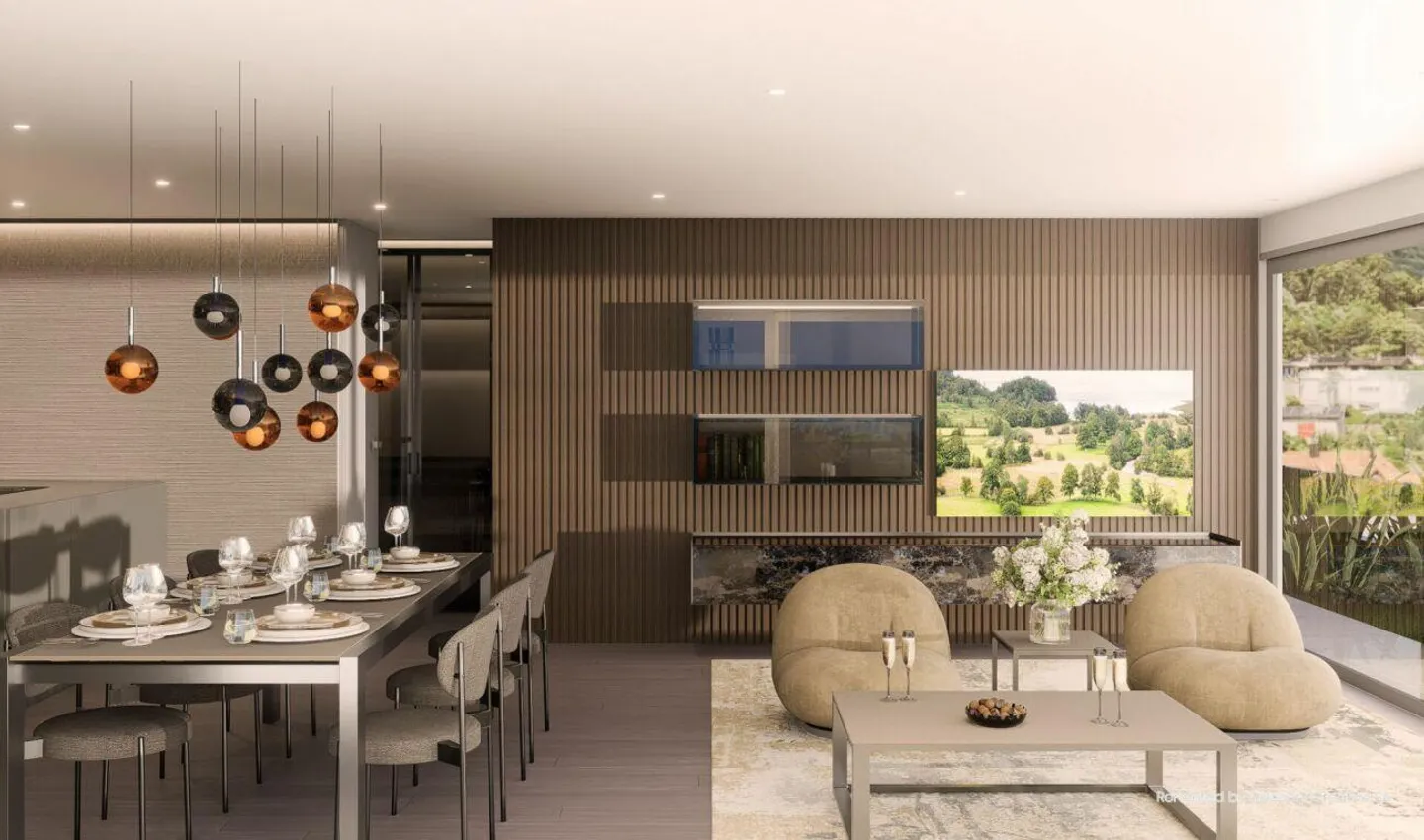 Luxurious 4.5 rooms: modernity and excellence with lake view - Photo 3 of 17