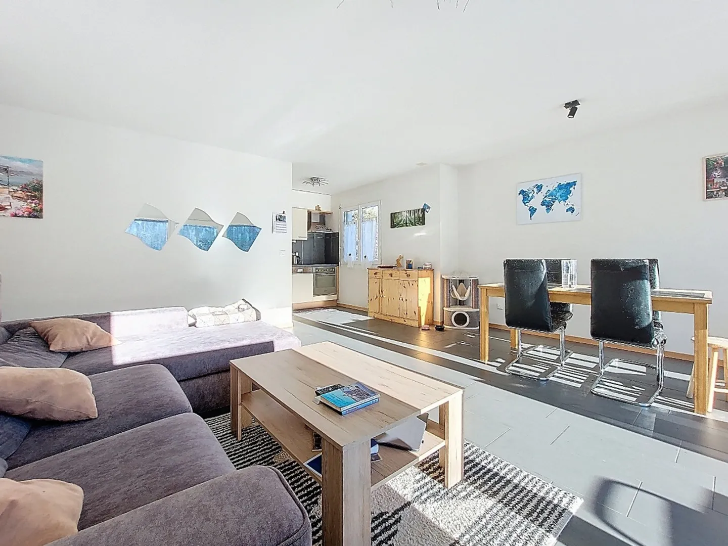 Pont-de-la-Morge, schönes 4.5-Zimmer-Apartment mit 105 m2, Balkon und 2 Parkplätzen - Foto 5 von 23