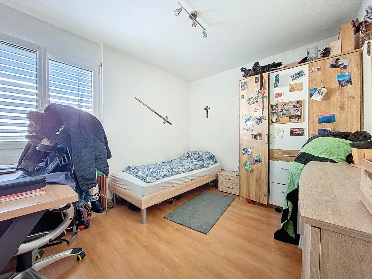 Pont-de-la-Morge, schönes 4.5-Zimmer-Apartment mit 105 m2, Balkon und 2 Parkplätzen - Foto 15 von 23