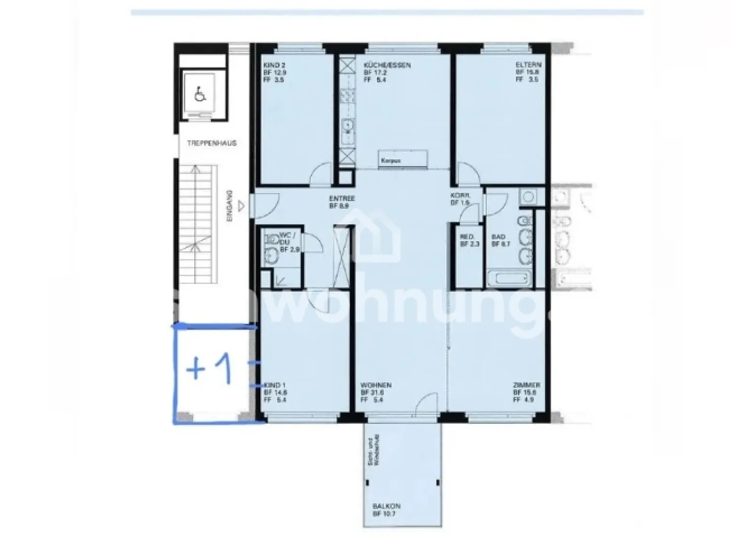 [ÉCHANGE D'APPARTEMENT] Échanger un appartement 5.5 à Wiedikon contre un appartement dans le K2 Zurich - Photo 6 sur 6