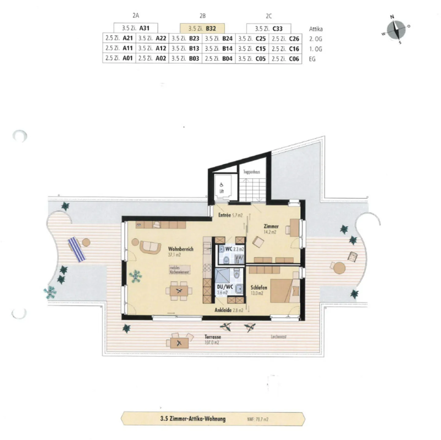 Penthouse apartment with stunning views of the Säntis - Photo 11 of 11