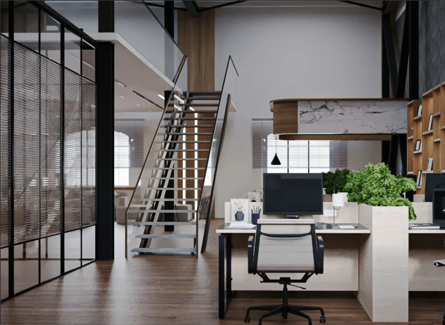 Espaces de bureau de type loft avec galeries - Photo 1 sur 2