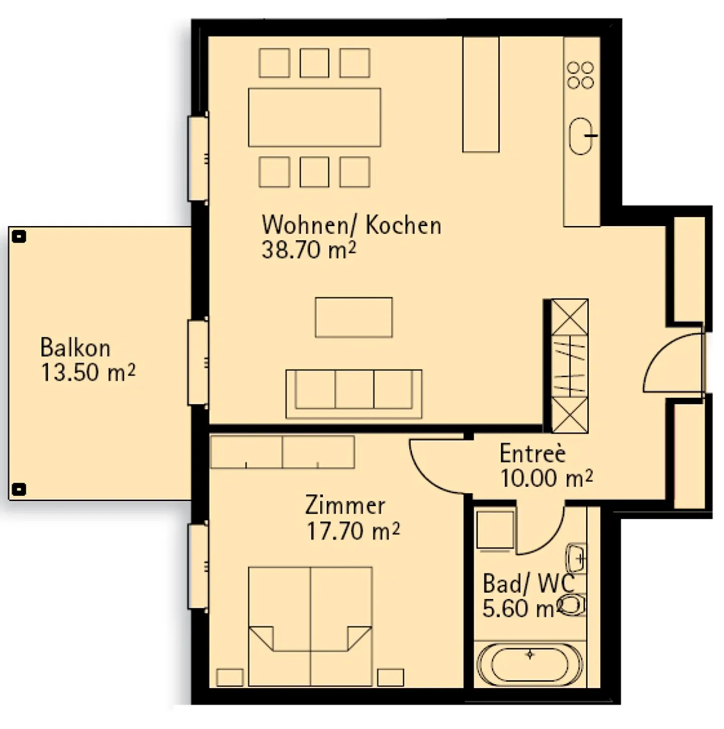 Wohnung mieten - Foto 6 von 6