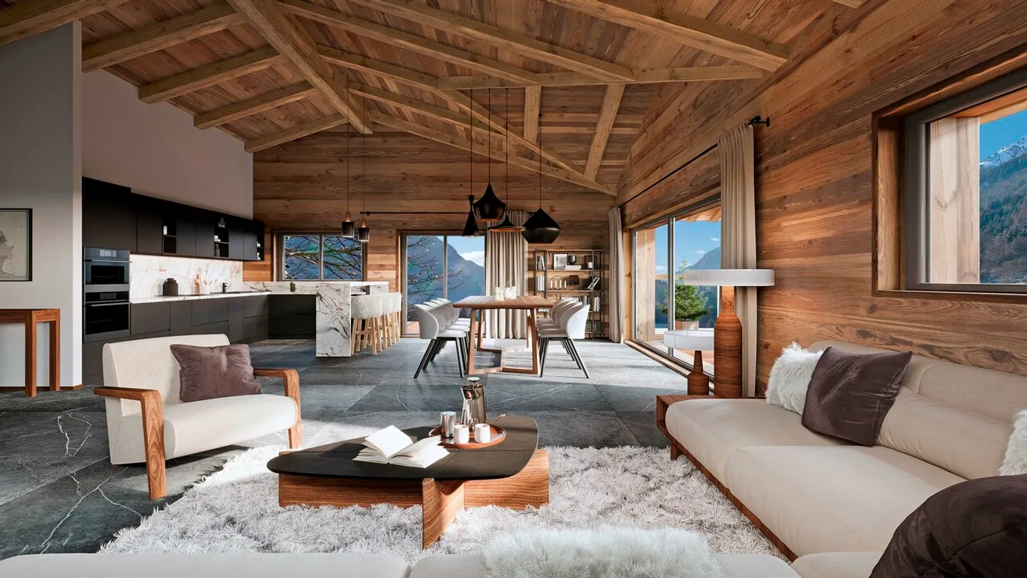 Unique chalet with 4.5 rooms for sale in Salvan - Photo 1 of 5