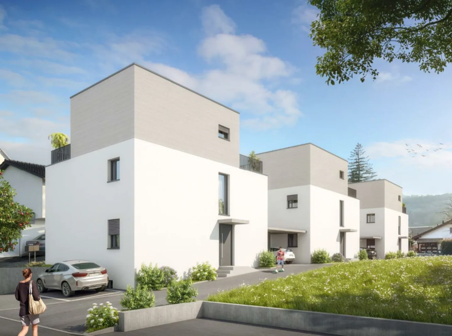 NEW CONSTRUCTION - 3 spacious single-family houses including carport - Photo 3 of 3