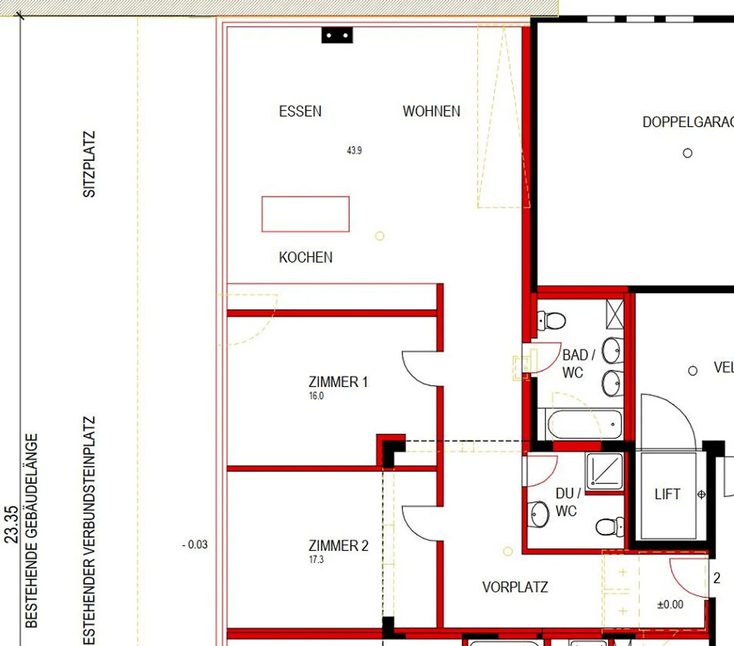 Grosszügige Gartenwohnung im Zentrum von Bütschwil - Foto 10 di 10