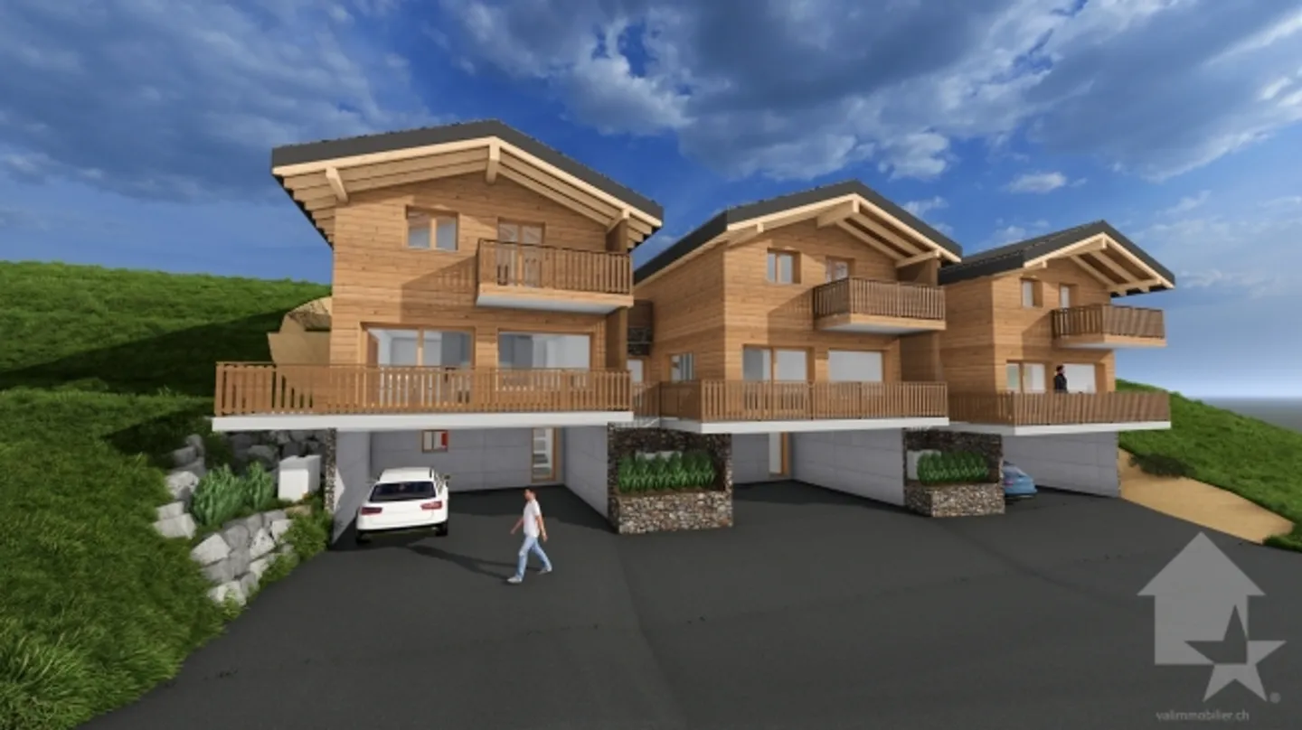 Magnifique chalet de 4,5 pièces avec terrasse et pelouse - Photo 4 sur 10