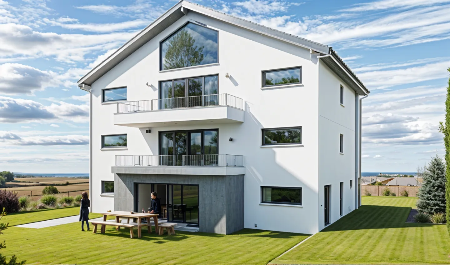 Terreno di 893 m² con impegno architettonico per casa trifamiliare - Foto 5 di 6