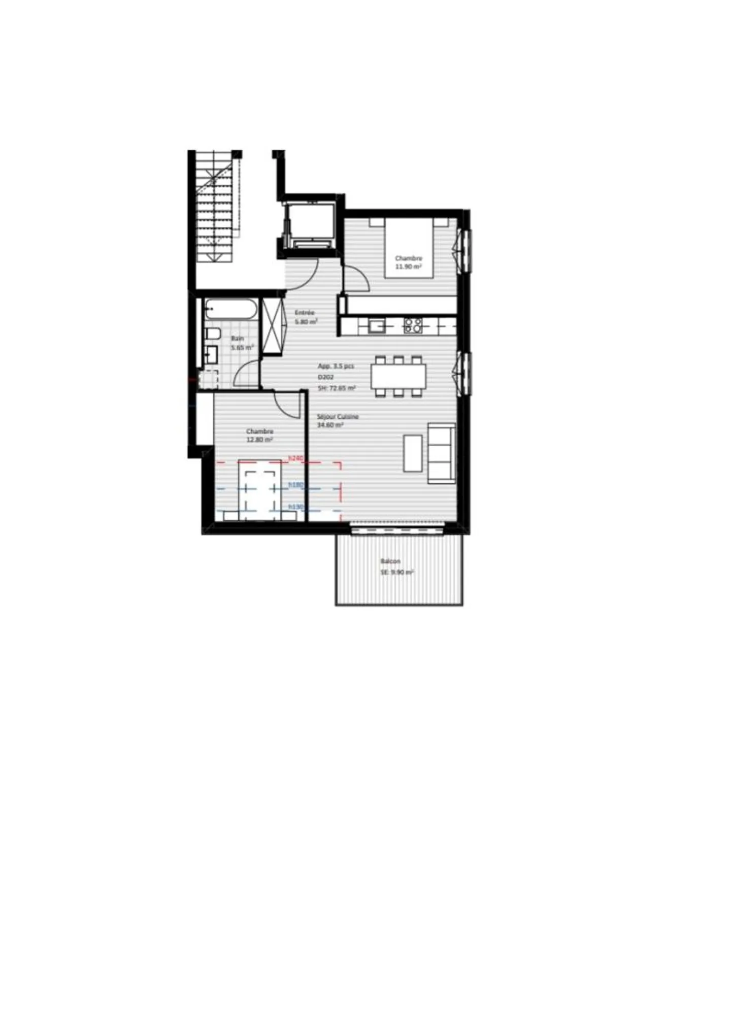 Charmantes 3.5-Zimmer-Apartment - Foto 7 von 8