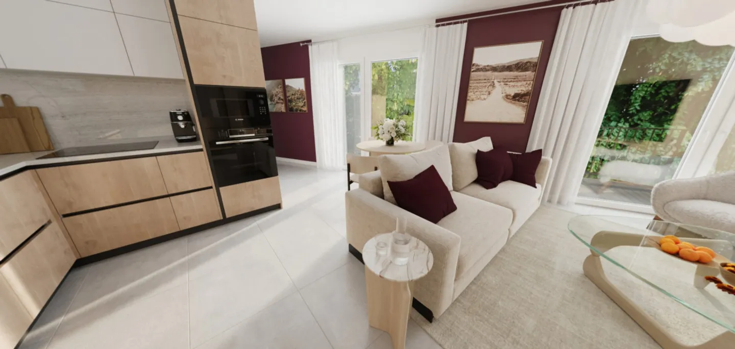Appartement lumineux 2.5 pièces - Photo 1 sur 8