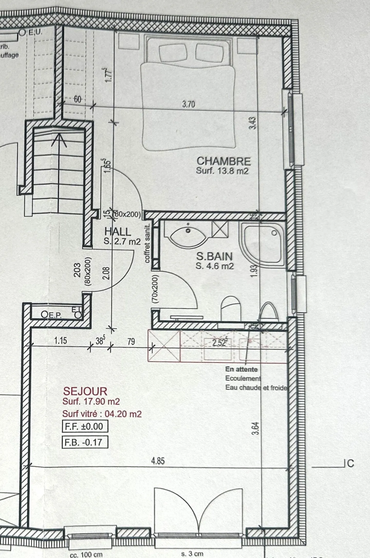 St-Imier, schöne 2,5-Zimmer-Wohnung mit Terrasse, Garage, Garten - Foto 10 von 10
