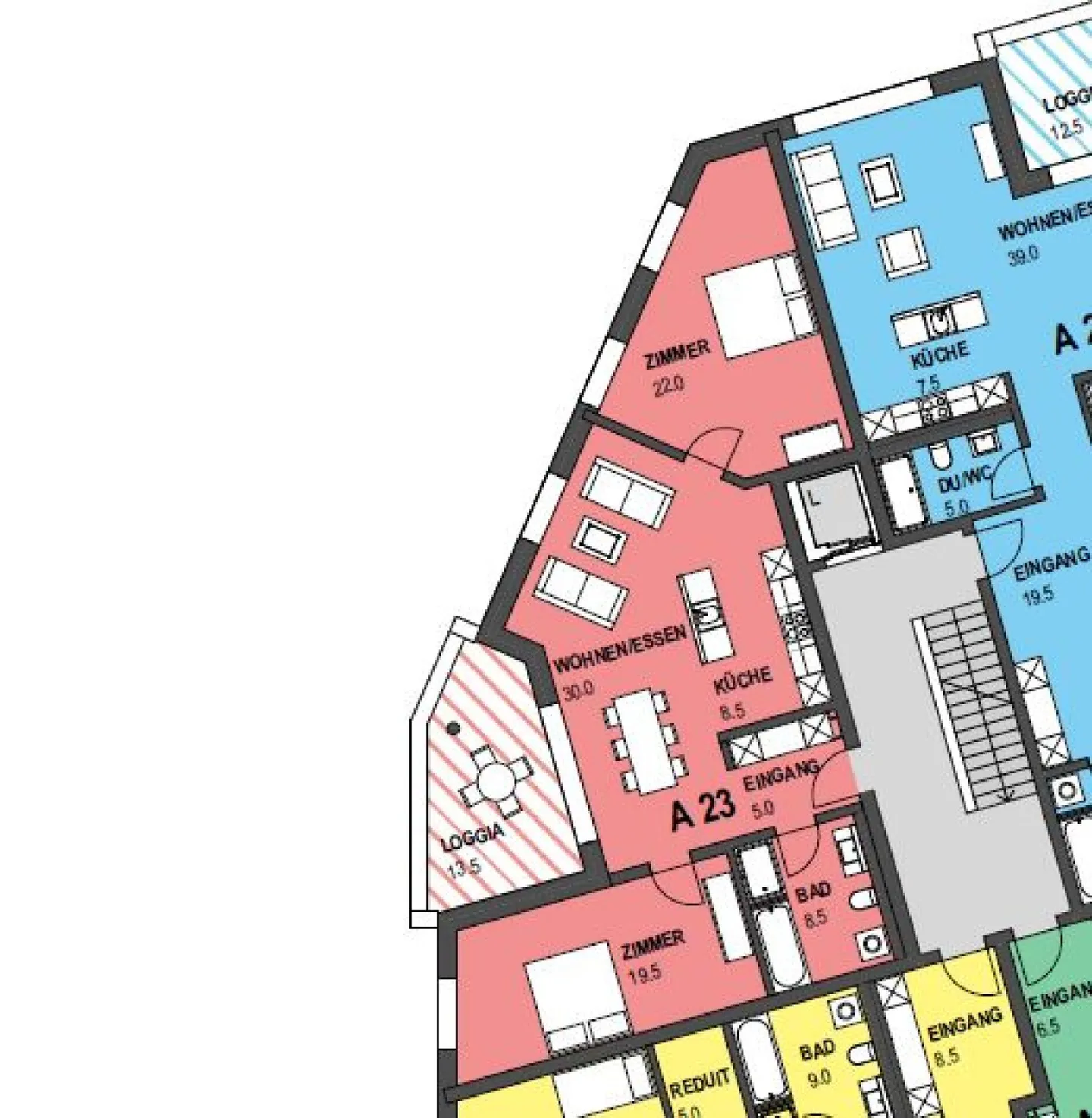 Appartement lumineux de 3,5 pièces à louer dans un emplacement central - Photo 10 sur 11