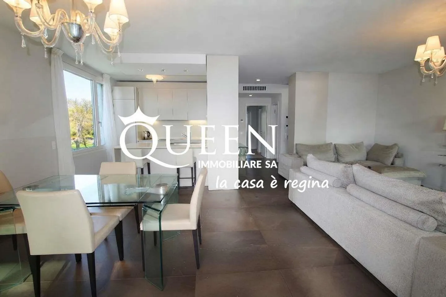 Lugano-Cassarate: luxurious 4.5 rooms, 150 sqm, loggia, lake view - Photo 6 of 13