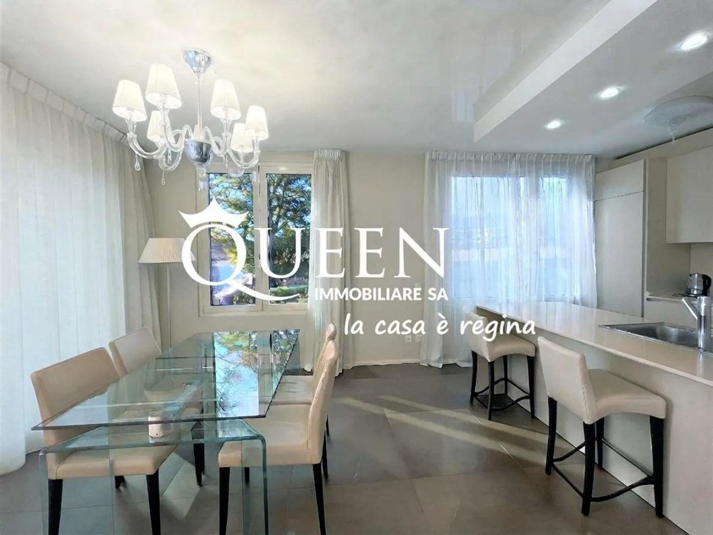 Lugano-Cassarate: luxurious 4.5 rooms, 150 sqm, loggia, lake view - Photo 7 of 13