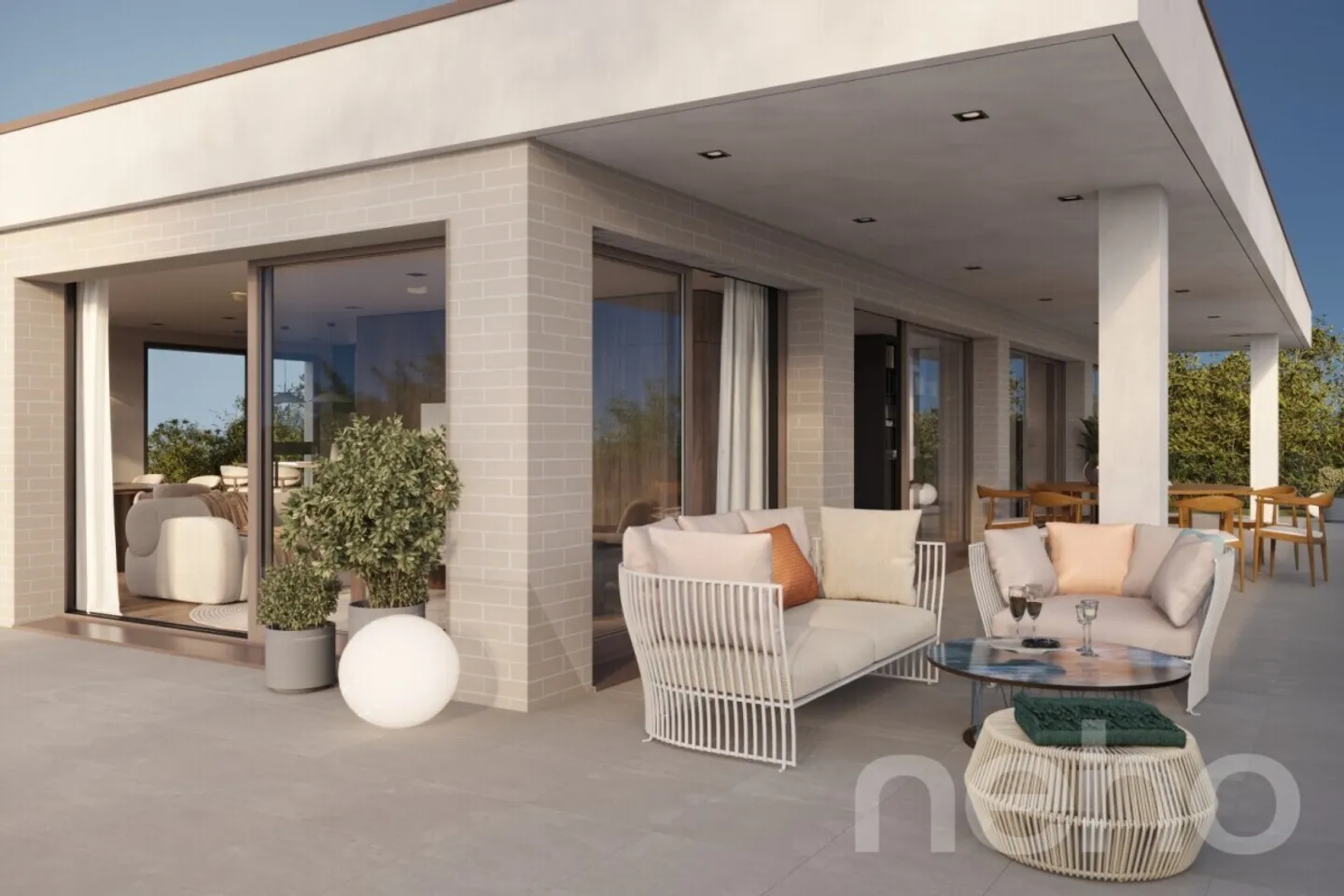 Attico con alto standard e grande balcone - Foto 9 di 11