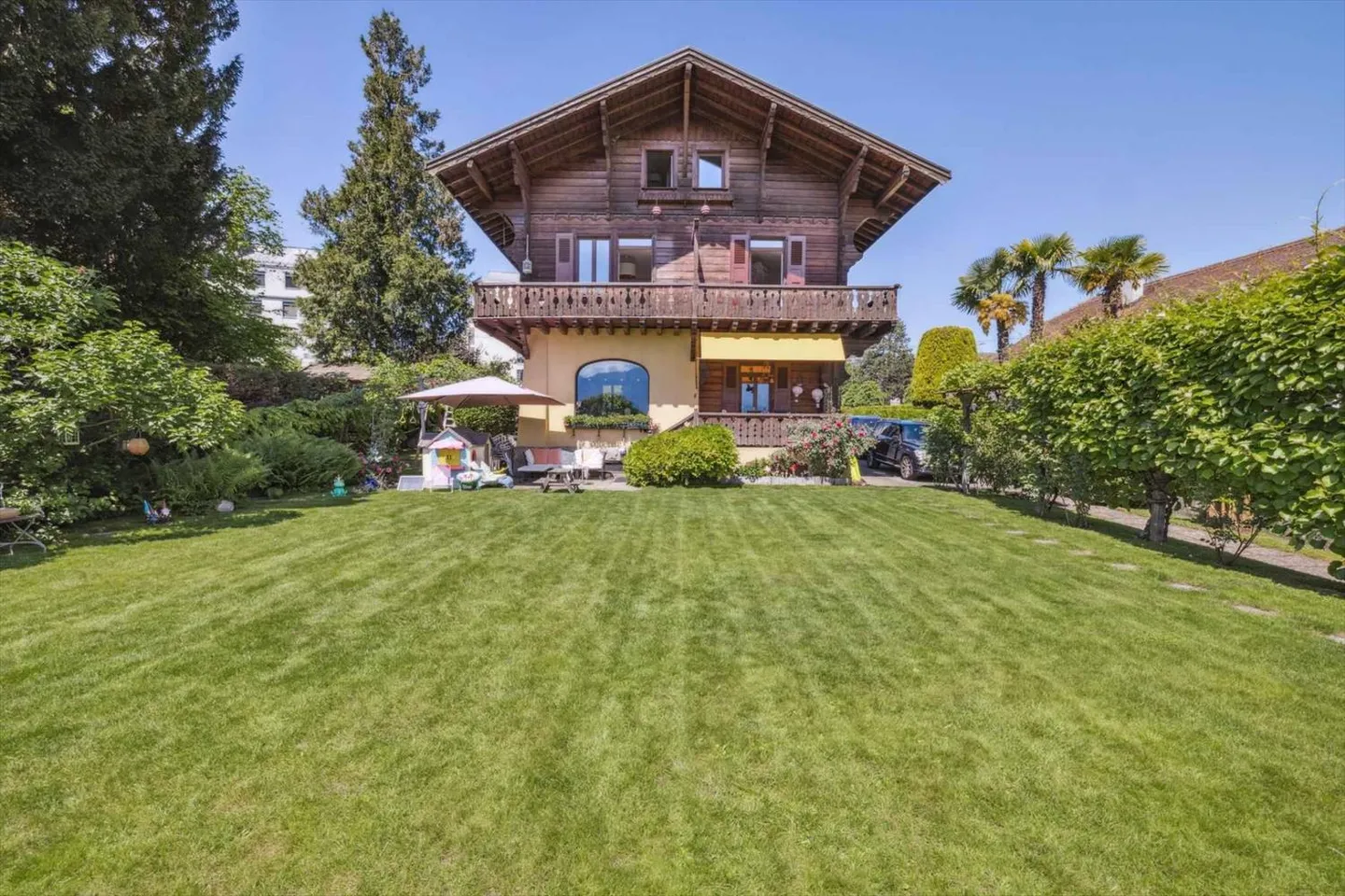 Chalet di charme a Vevey con vista sul lago, magnifico giardino e grande potenziale - Foto 10 di 13