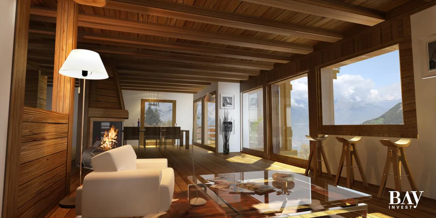La Tzoumaz/Verbier: Luxury chalet accessible to foreigners - Photo 2 of 7
