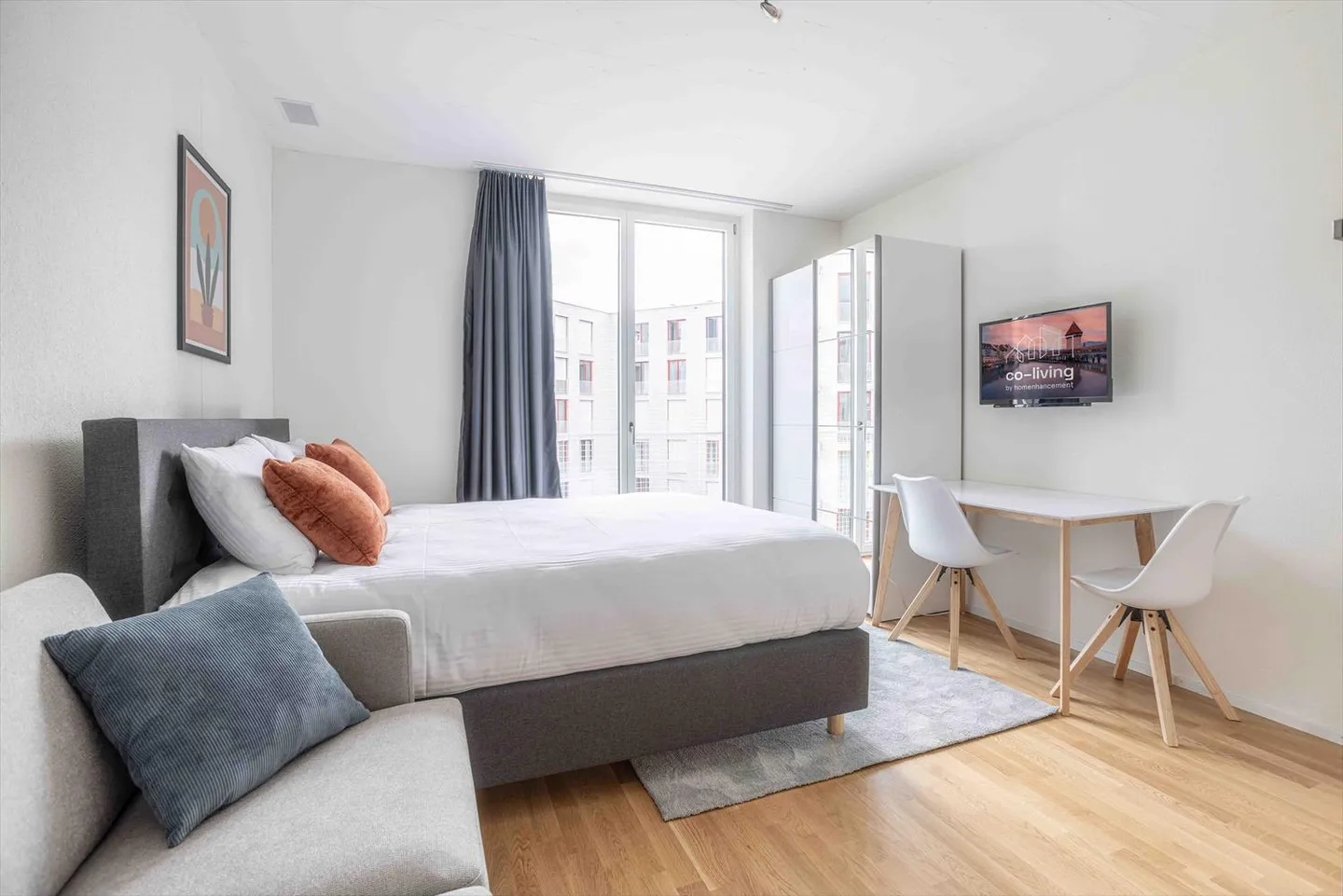✨ Superbes Studio Möbliert in Kriens – Moderne Residenz mit Fitnessraum &amp; Co-Living-Bereich ✨ - Foto 1 von 7
