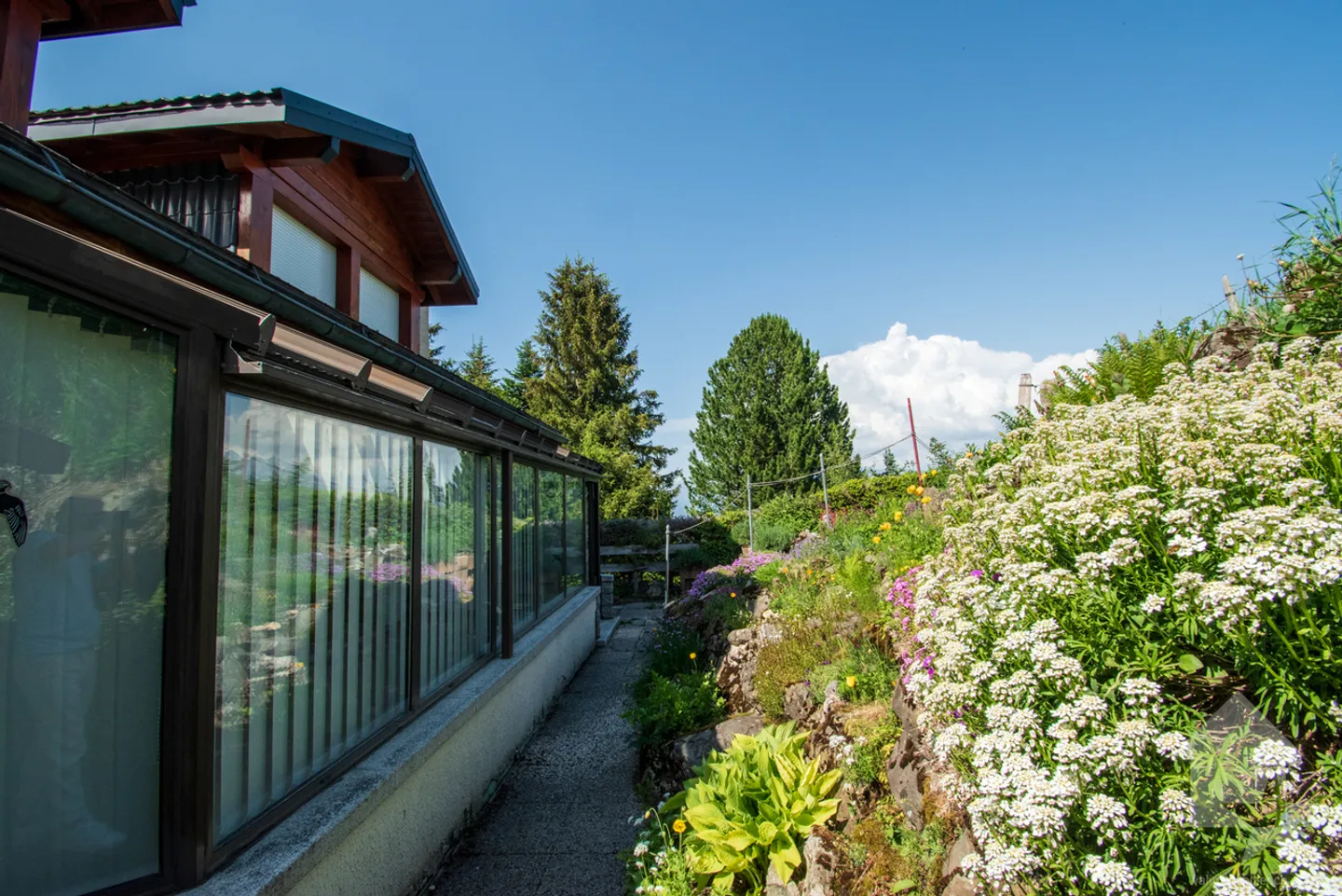 Les Cerniers, appartamento 3,5 locali con giardino d'inverno - Foto 1 di 23