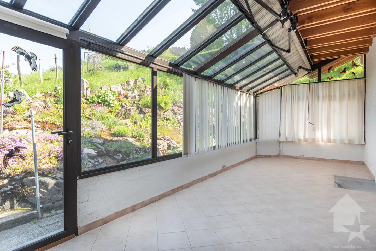 Les Cerniers, appartamento 3,5 locali con giardino d'inverno - Foto 12 di 23