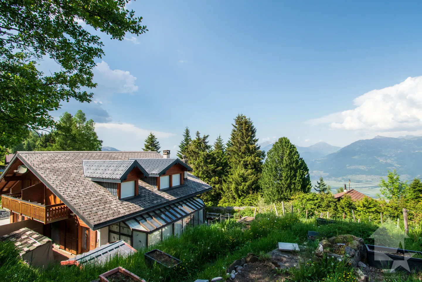 Les Cerniers, appartamento 3,5 locali con giardino d'inverno - Foto 14 di 23