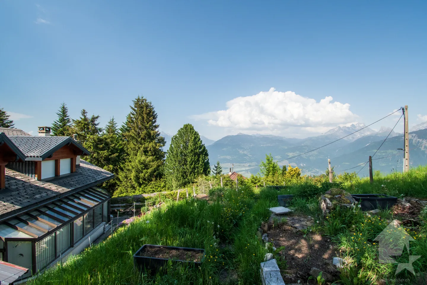 Les Cerniers, appartamento 3,5 locali con giardino d'inverno - Foto 15 di 23