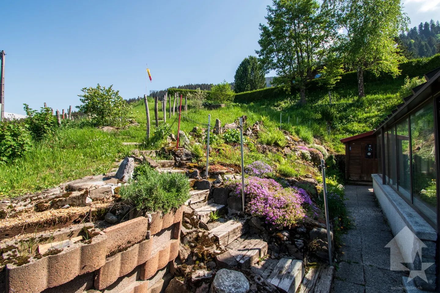 Les Cerniers, appartamento 3,5 locali con giardino d'inverno - Foto 19 di 23