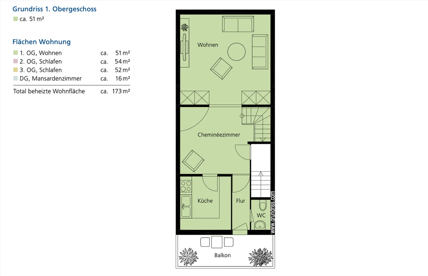 Bel appartement en duplex - Photo 11 sur 13
