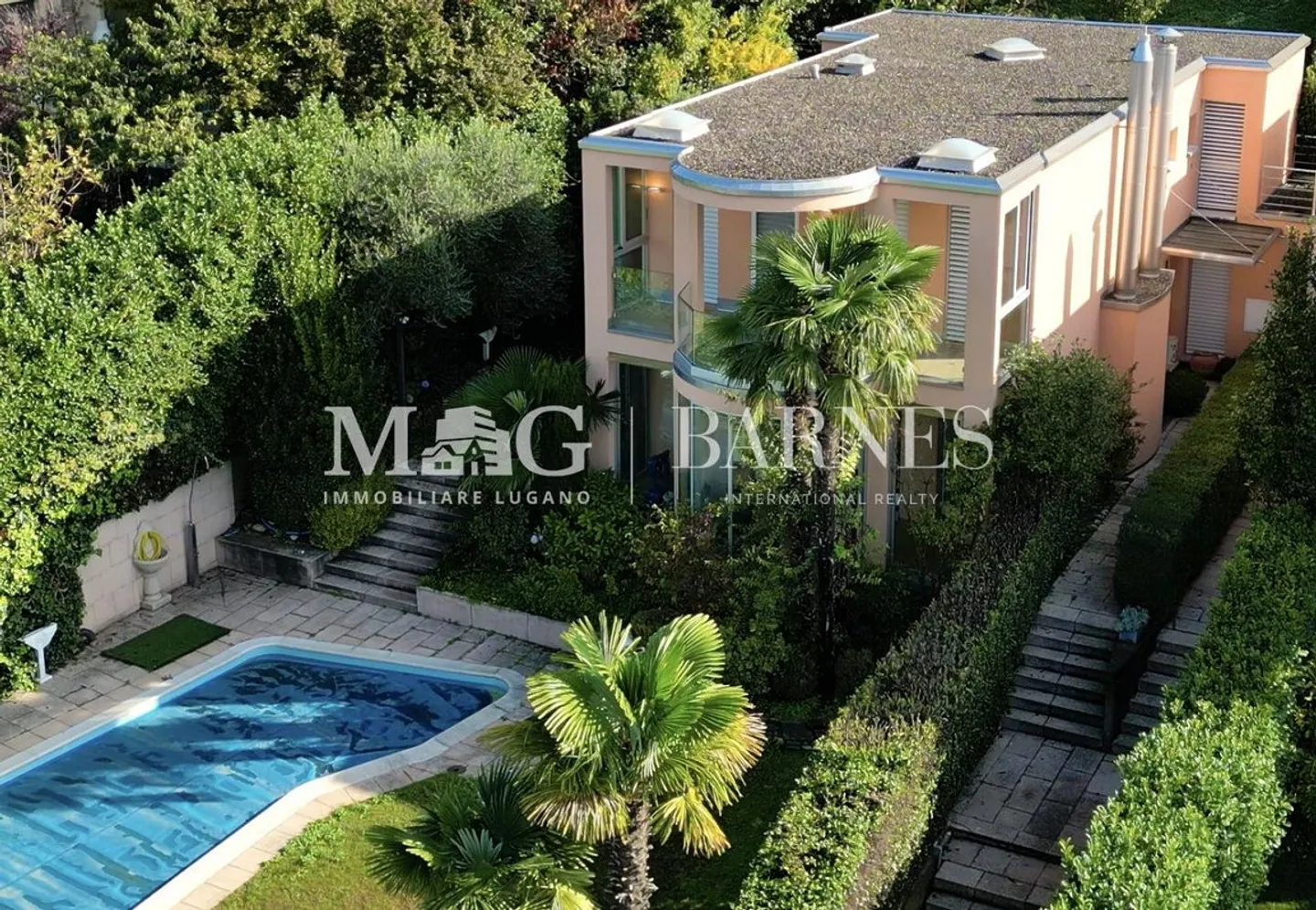 Montagnola, Collina d'Oro: Villa unifamiliare con piscina e vista lago - Photo 15 of 15