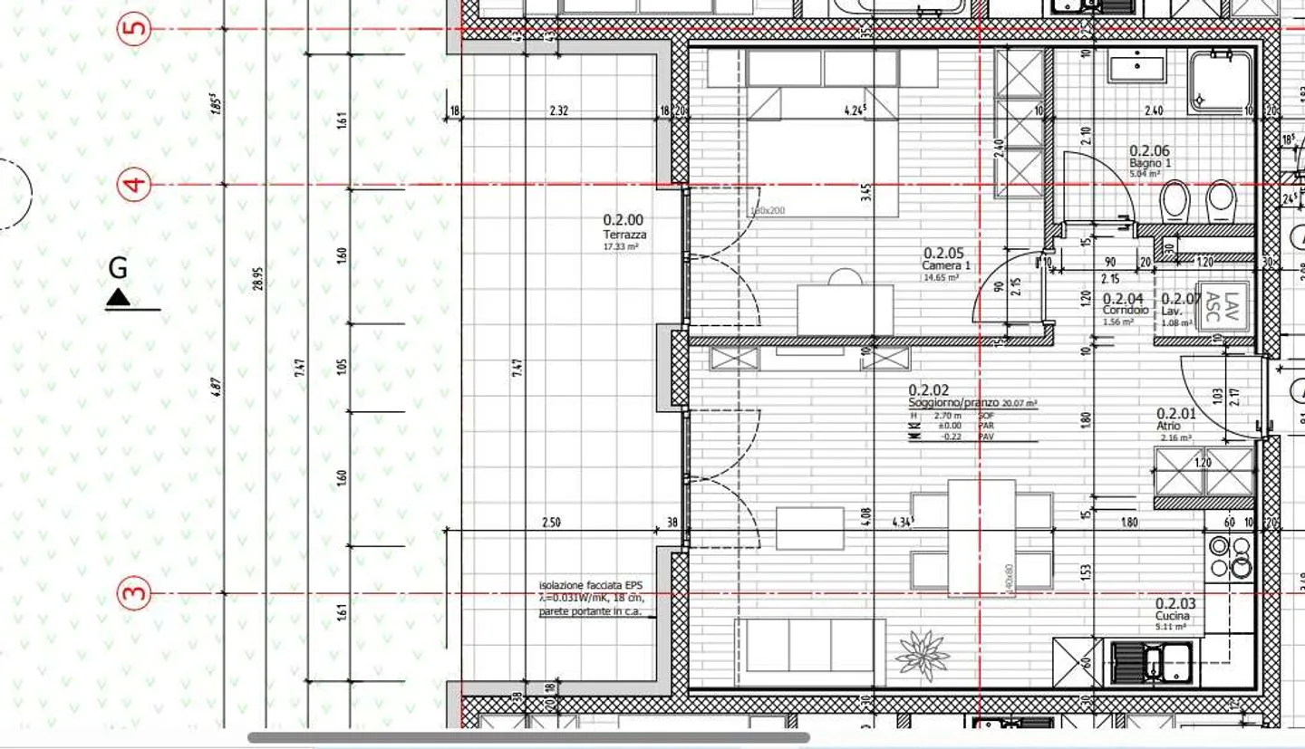 A Reddito Recente Appartamento 2,5 con terrazzo - Foto 13 di 15