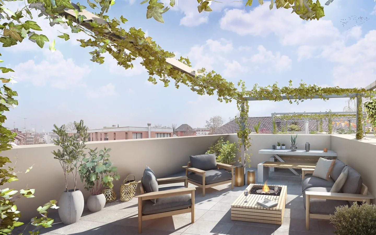 EXKLUSIV WOHNEN AUF DREI ETAGEN - NEUBAU-MAISONETTE-WOHNUNG MIT DACHTERRASSE - Foto 2 von 4