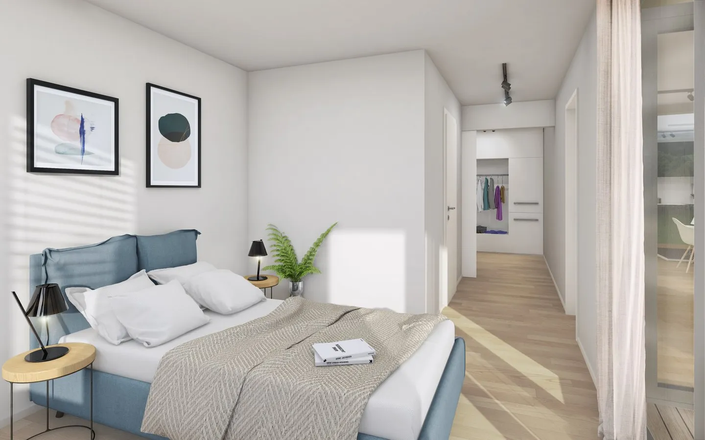 EXKLUSIV WOHNEN AUF DREI ETAGEN - NEUBAU-MAISONETTE-WOHNUNG MIT DACHTERRASSE - Foto 3 von 4