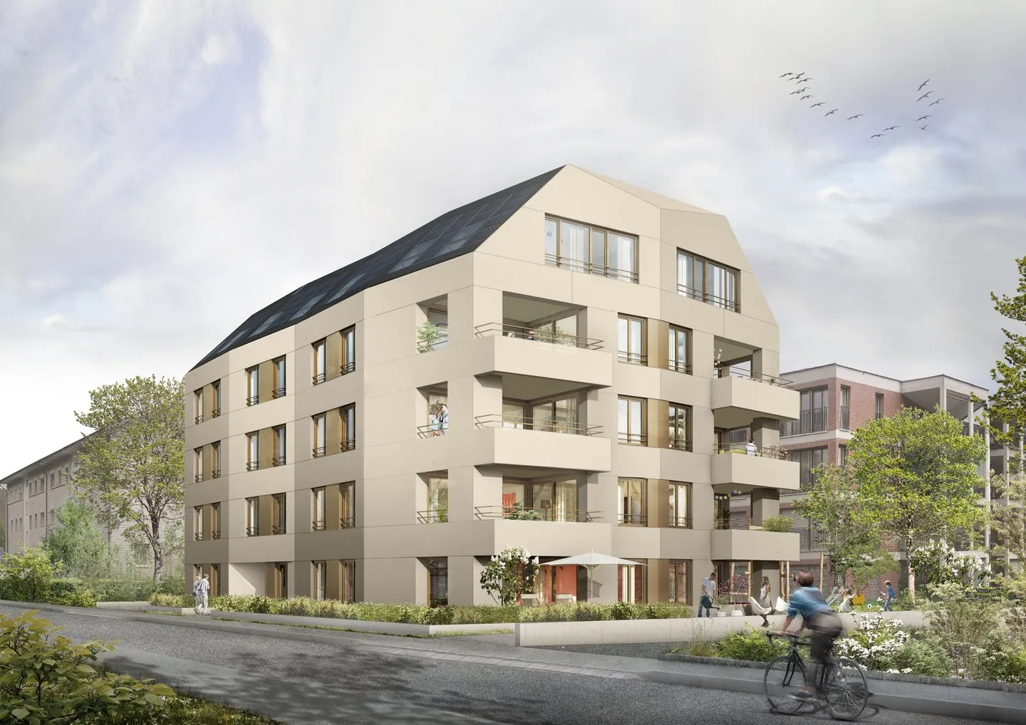 EXKLUSIV WOHNEN AUF DREI ETAGEN - NEUBAU-MAISONETTE-WOHNUNG MIT DACHTERRASSE - Foto 4 von 4