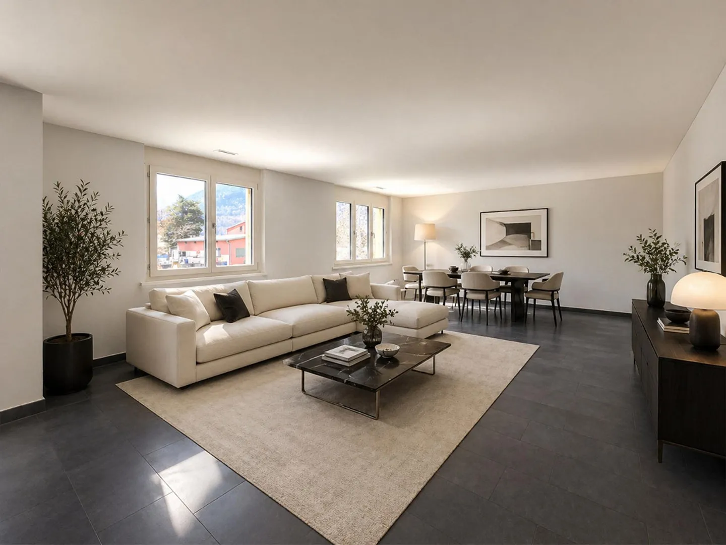 Modern renovated 4.5-room apartment with Minergie standard in Trimmis - Photo 1 of 14