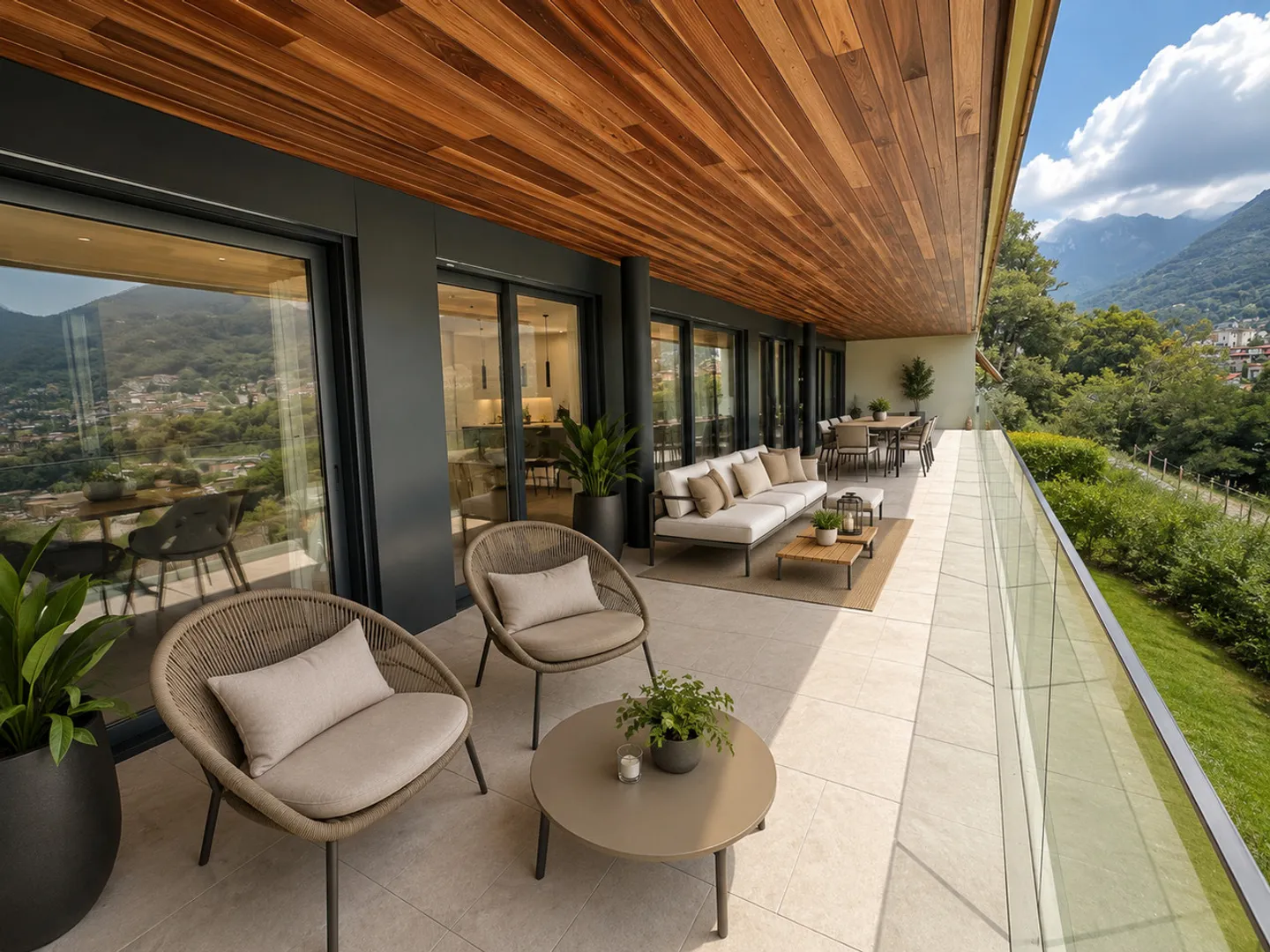 Wohnen über Lugano - Exklusive Design-Wohnung mit Terrasse - Foto 12 von 12