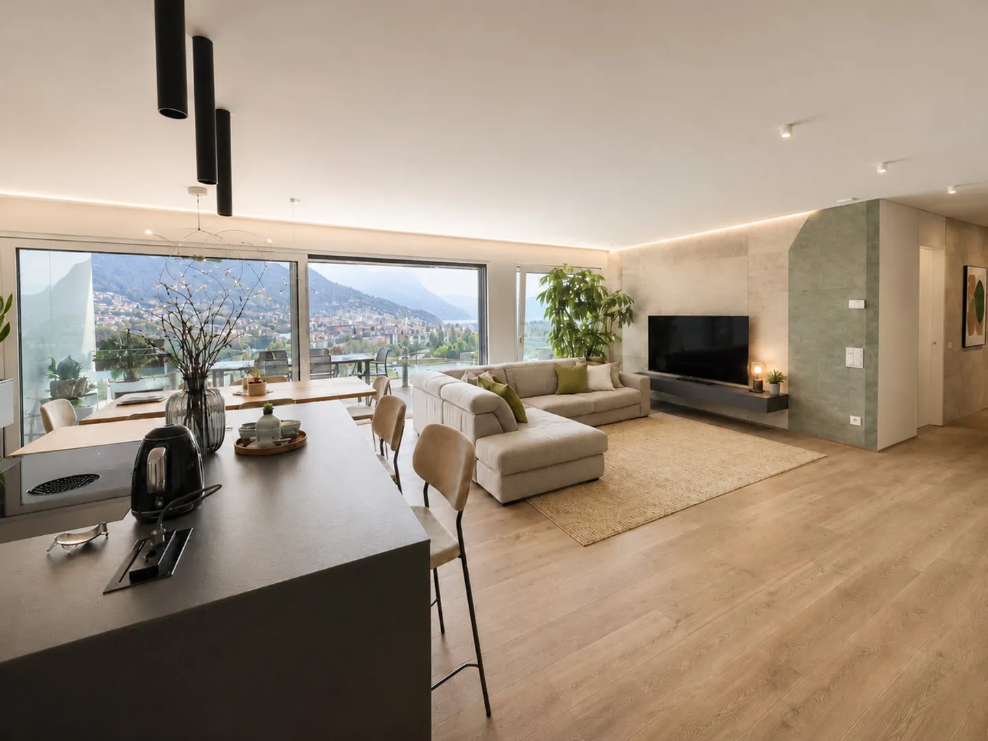 Wohnen über Lugano - Exklusive Design-Wohnung mit Terrasse - Foto 6 von 12