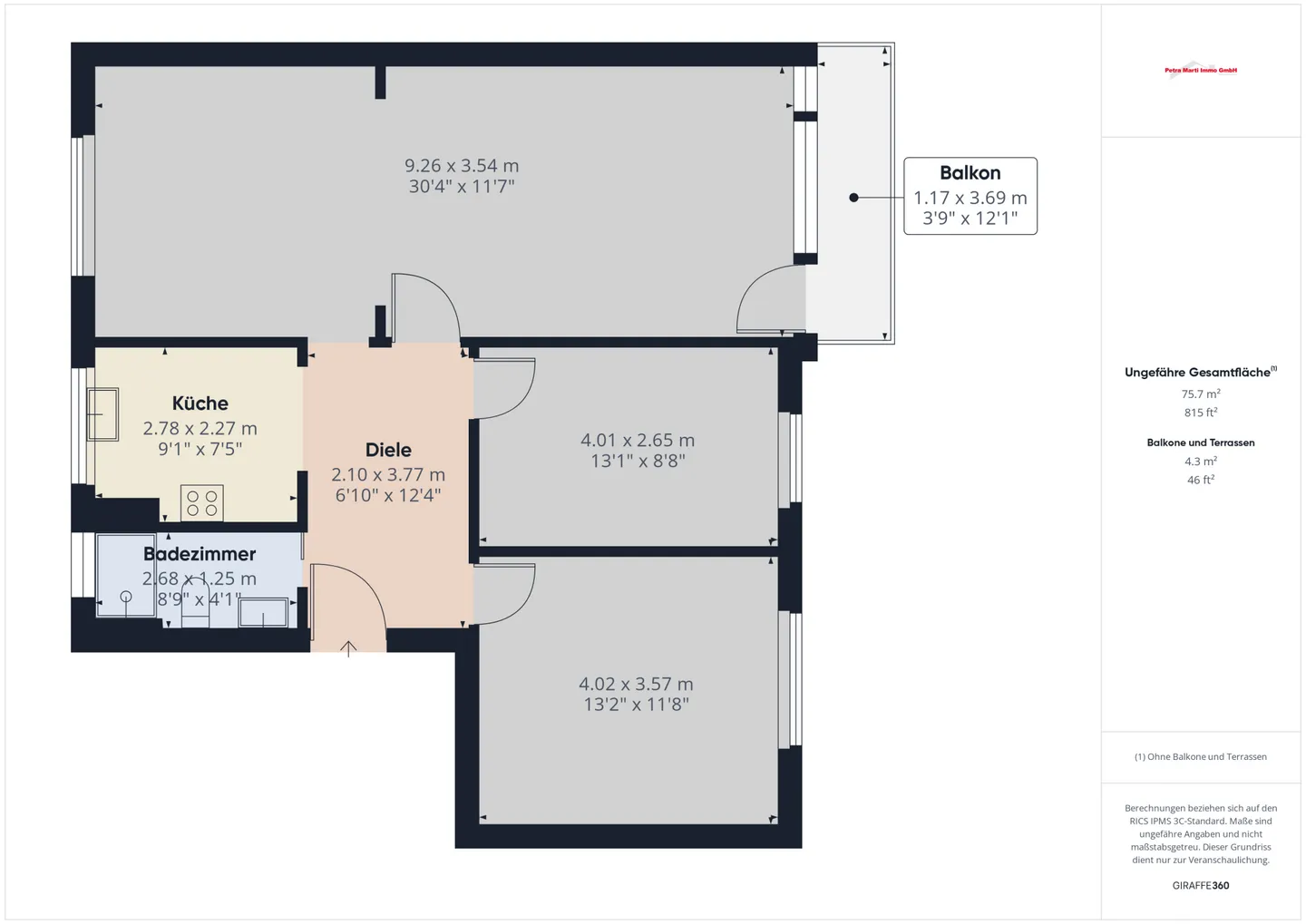 3.5-Zimmer-Wohnung im 3. OG - Foto 13 von 13