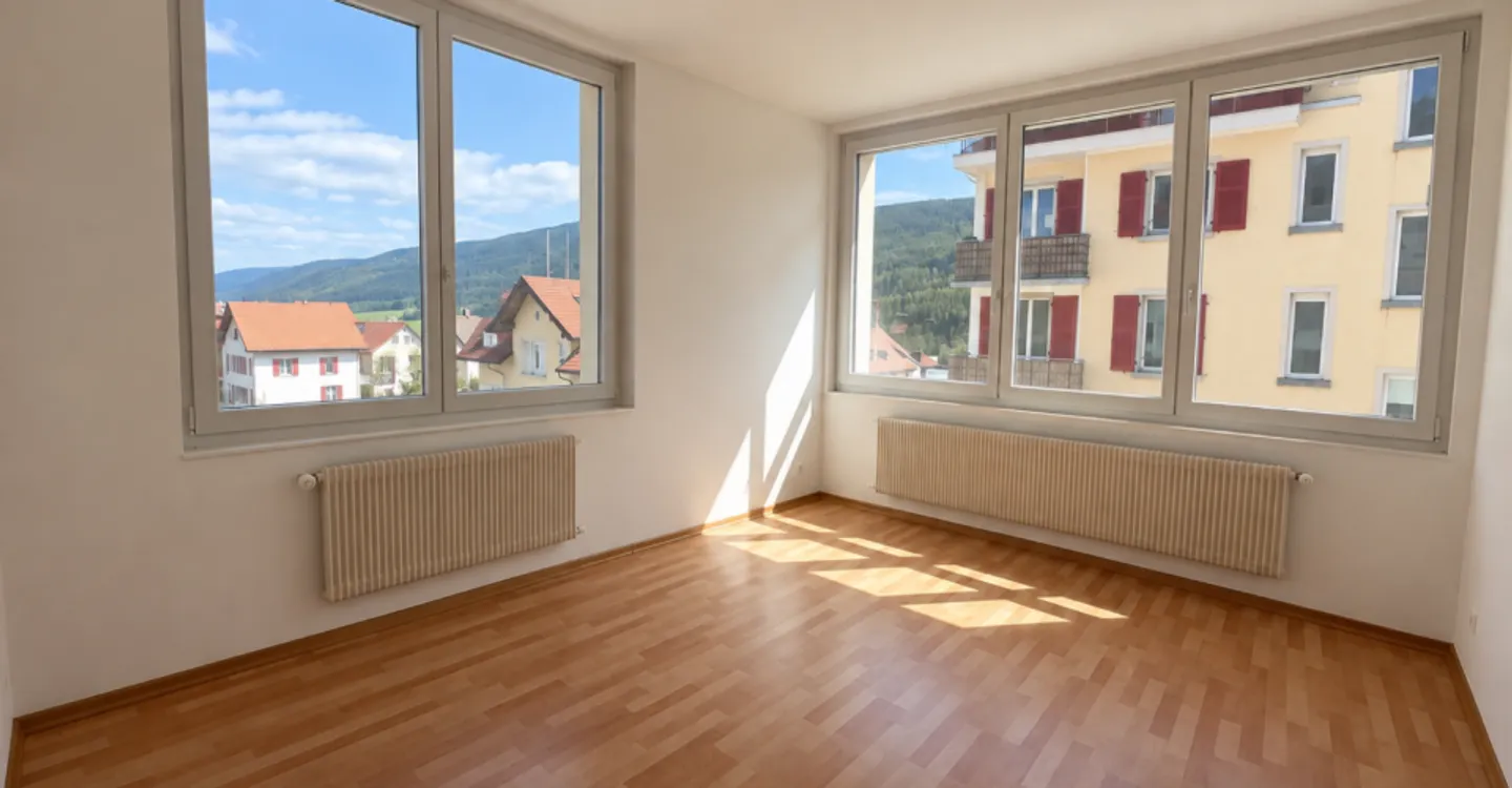 Helles 2-Zimmer-Apartment in St-Imier - Foto 2 von 3