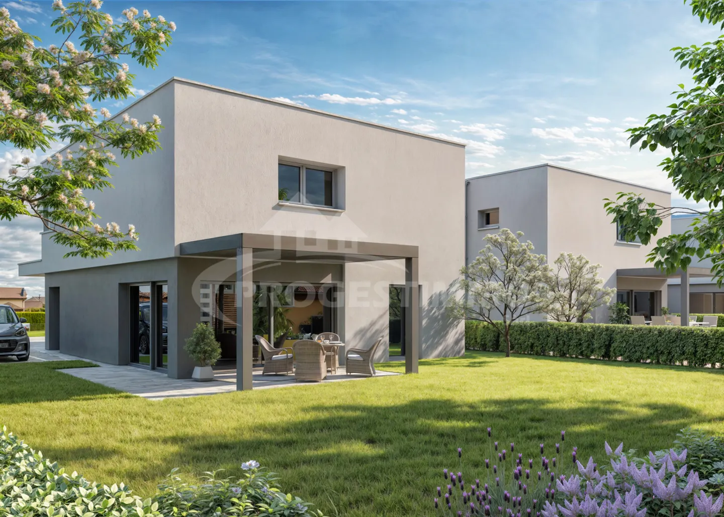 Modernes Reihenhaus in Collombey - Foto 3 von 6