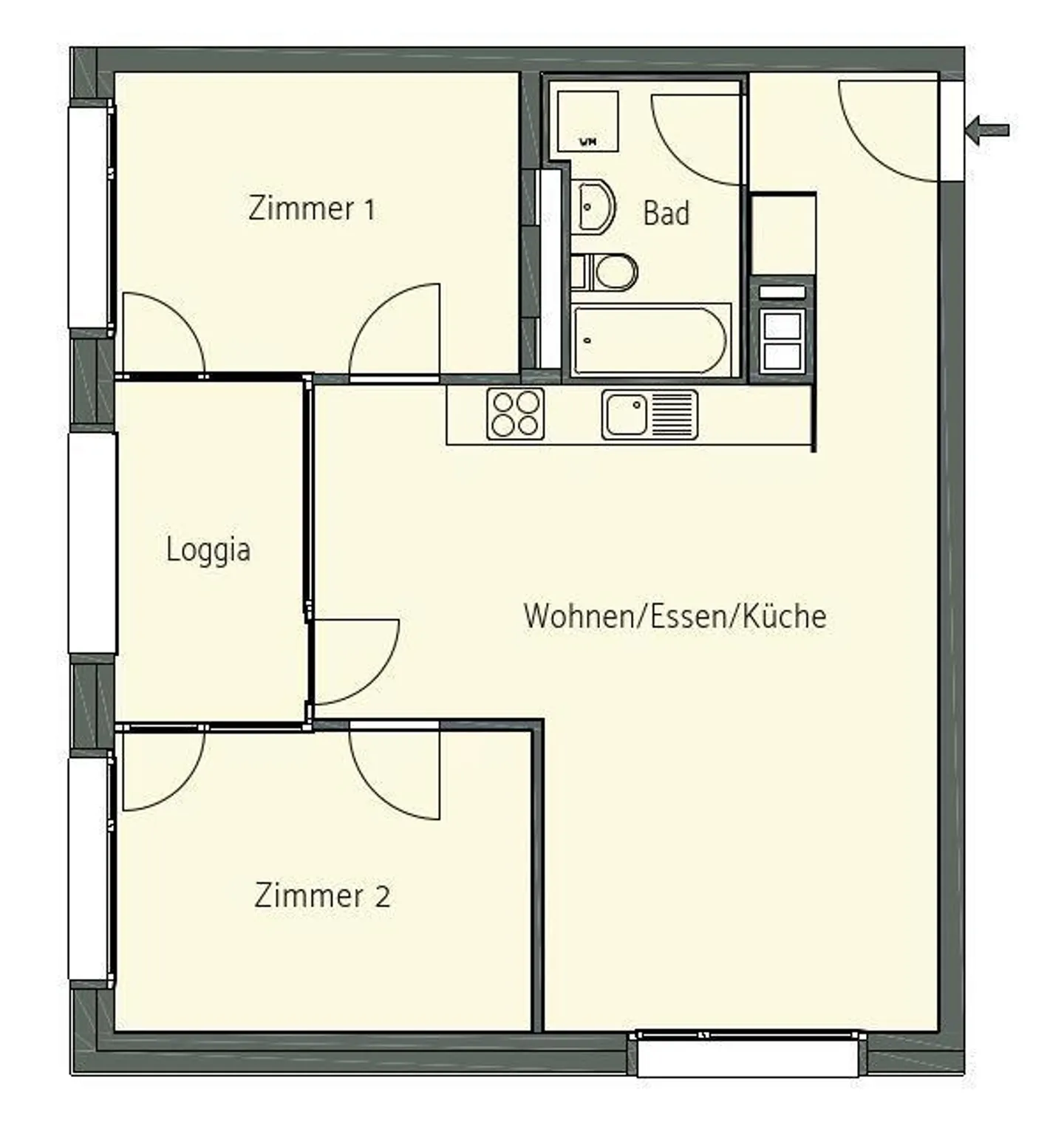 Appartamento 3.5 stanze al Citygate - Foto 6 di 6