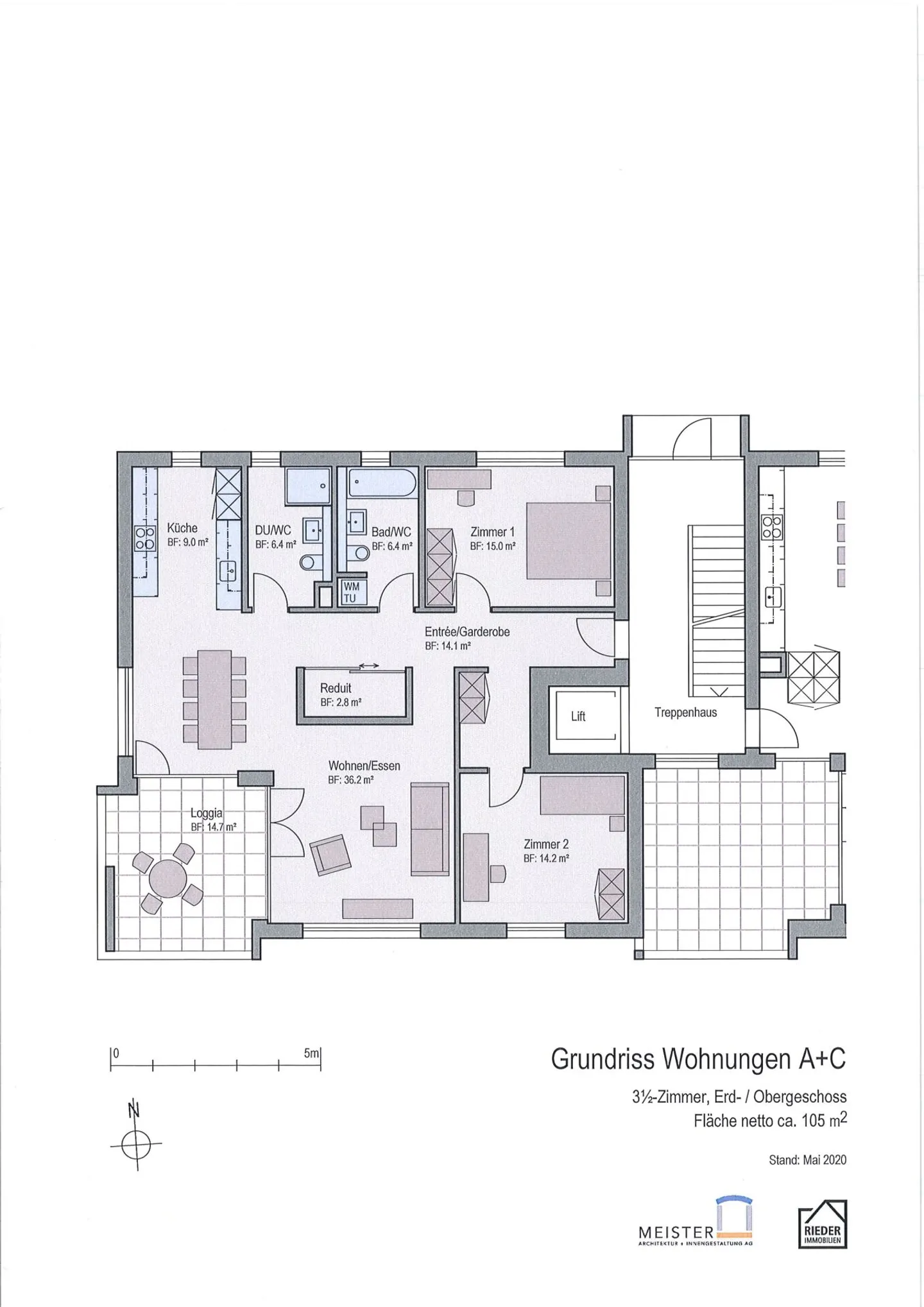 Appartamenti di 3 1/2 stanze al piano terra - Foto 10 di 11