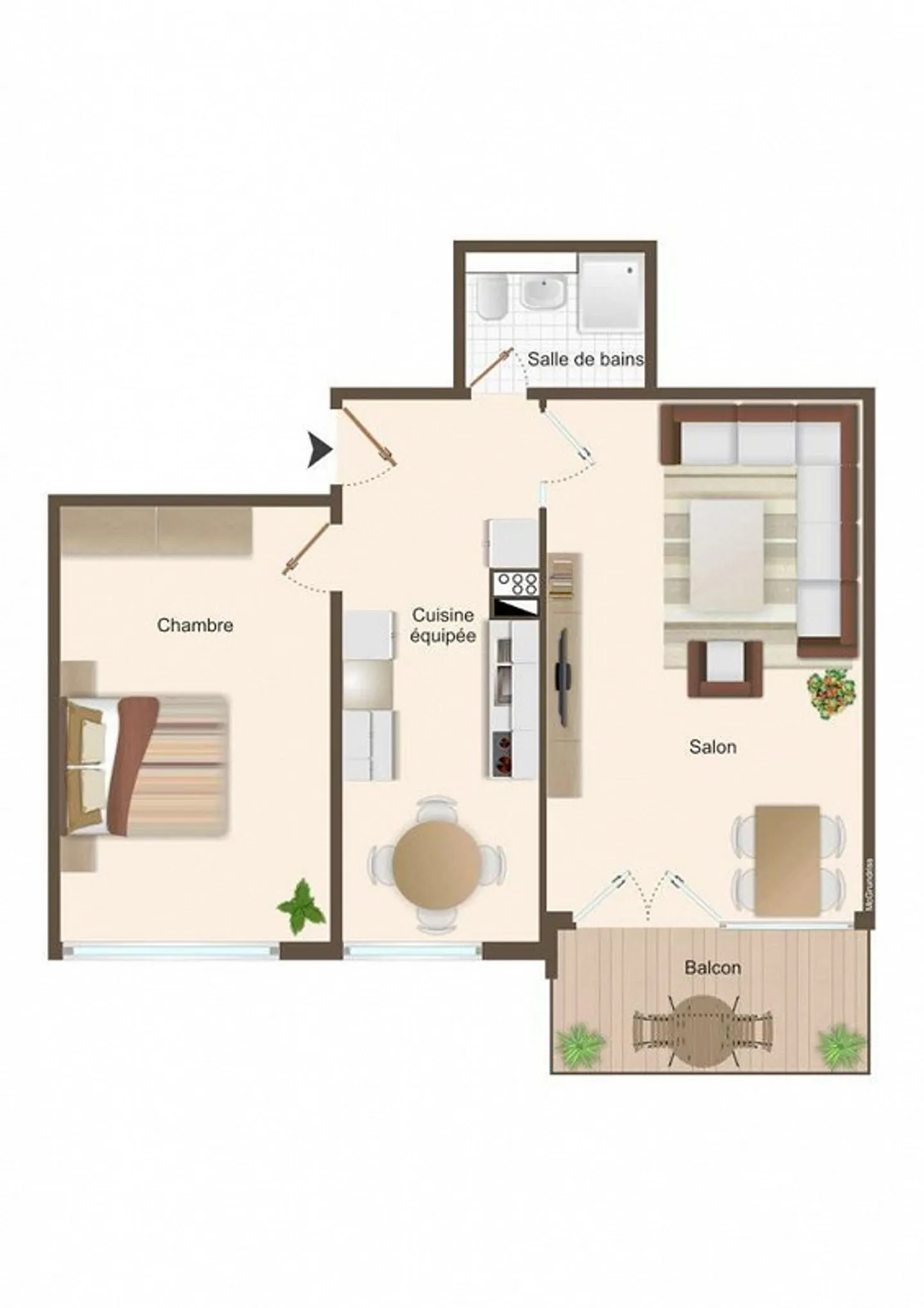 Quartiere di Beaumont - Edificio con piscina! - Foto 6 di 6