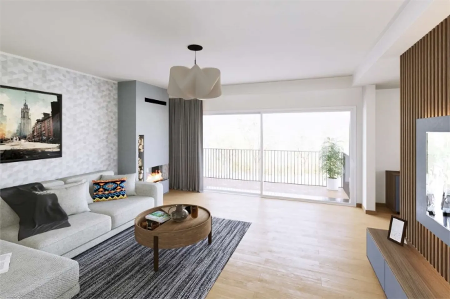 Bell'appartamento di 3,5 stanze nel verde - Foto 3 di 8