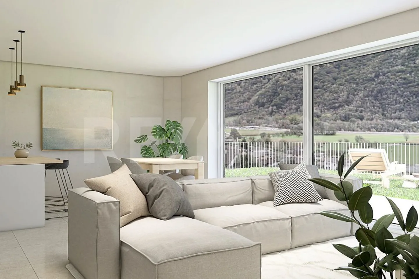 Neubauwohnung mit spektakulärem Blick (Wohnung A1) - Foto 1 von 13