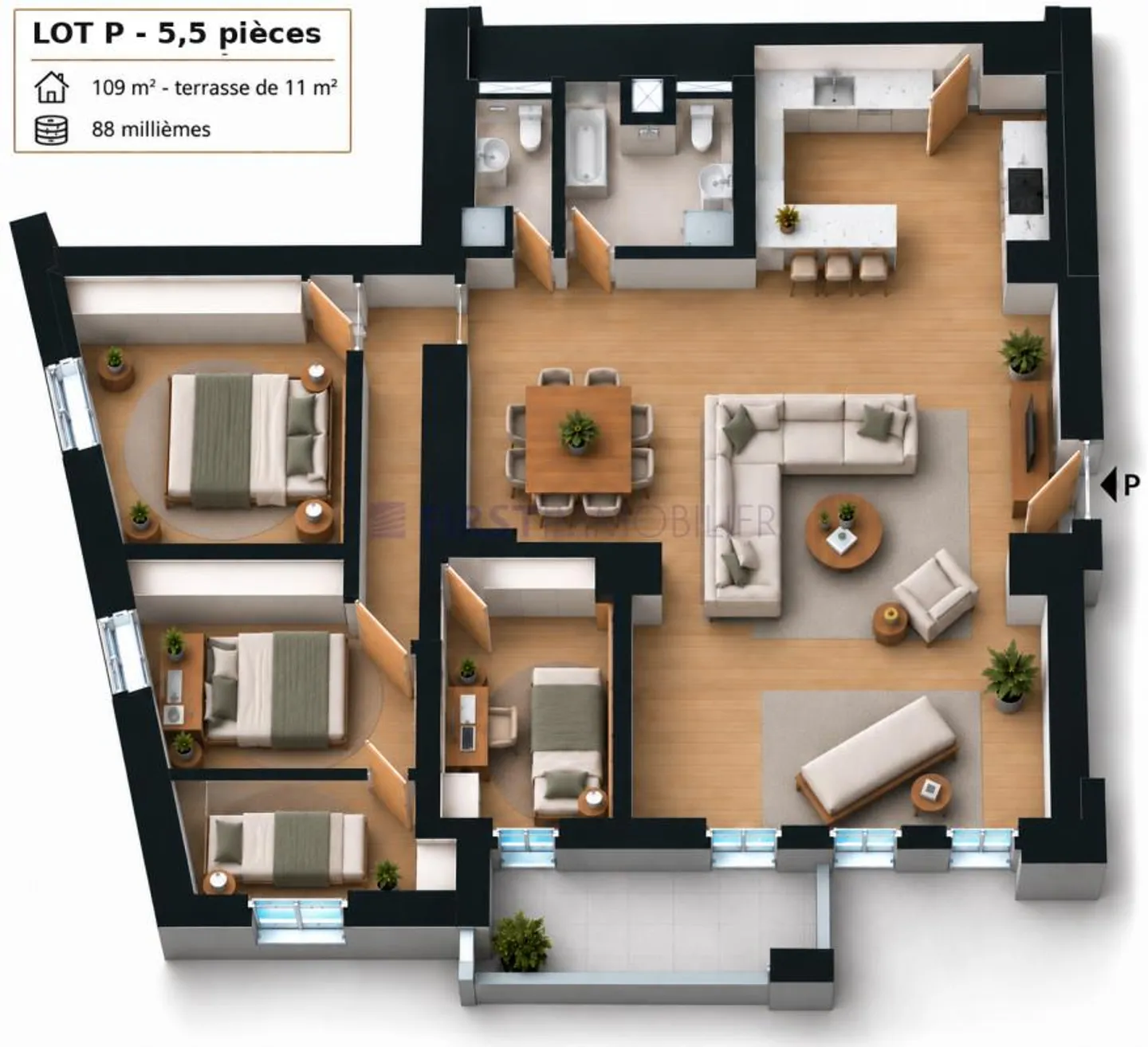 Spacious 5.5 Room Apartment - Photo 20 of 20