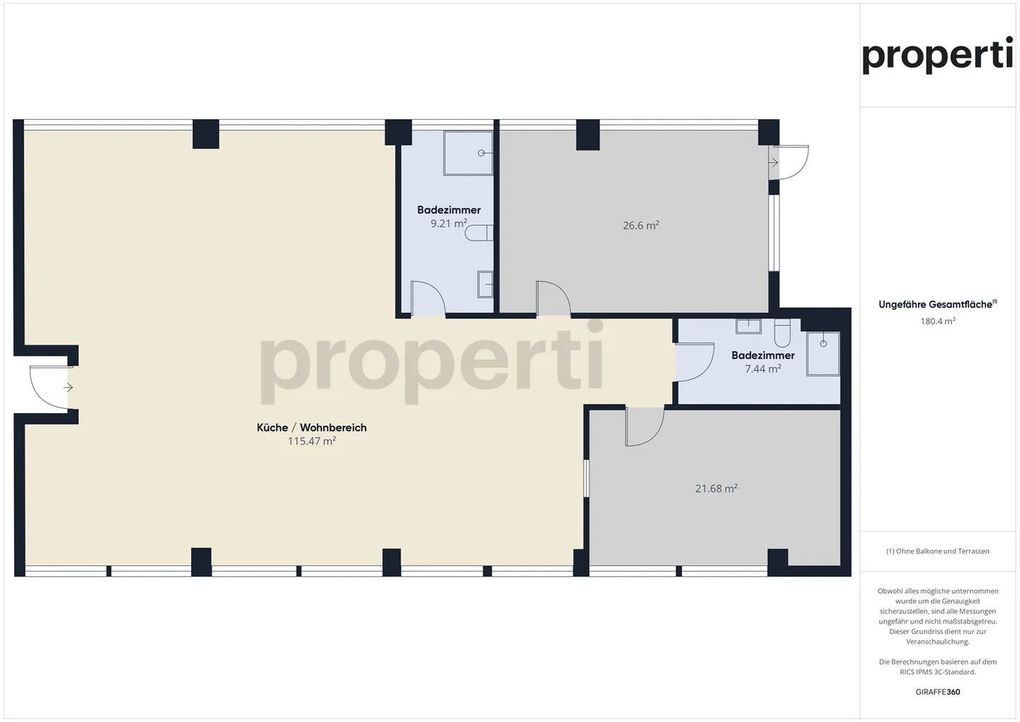 Appartement moderne 3 pièces à Allschwil, Canton BL - Photo 10 sur 11