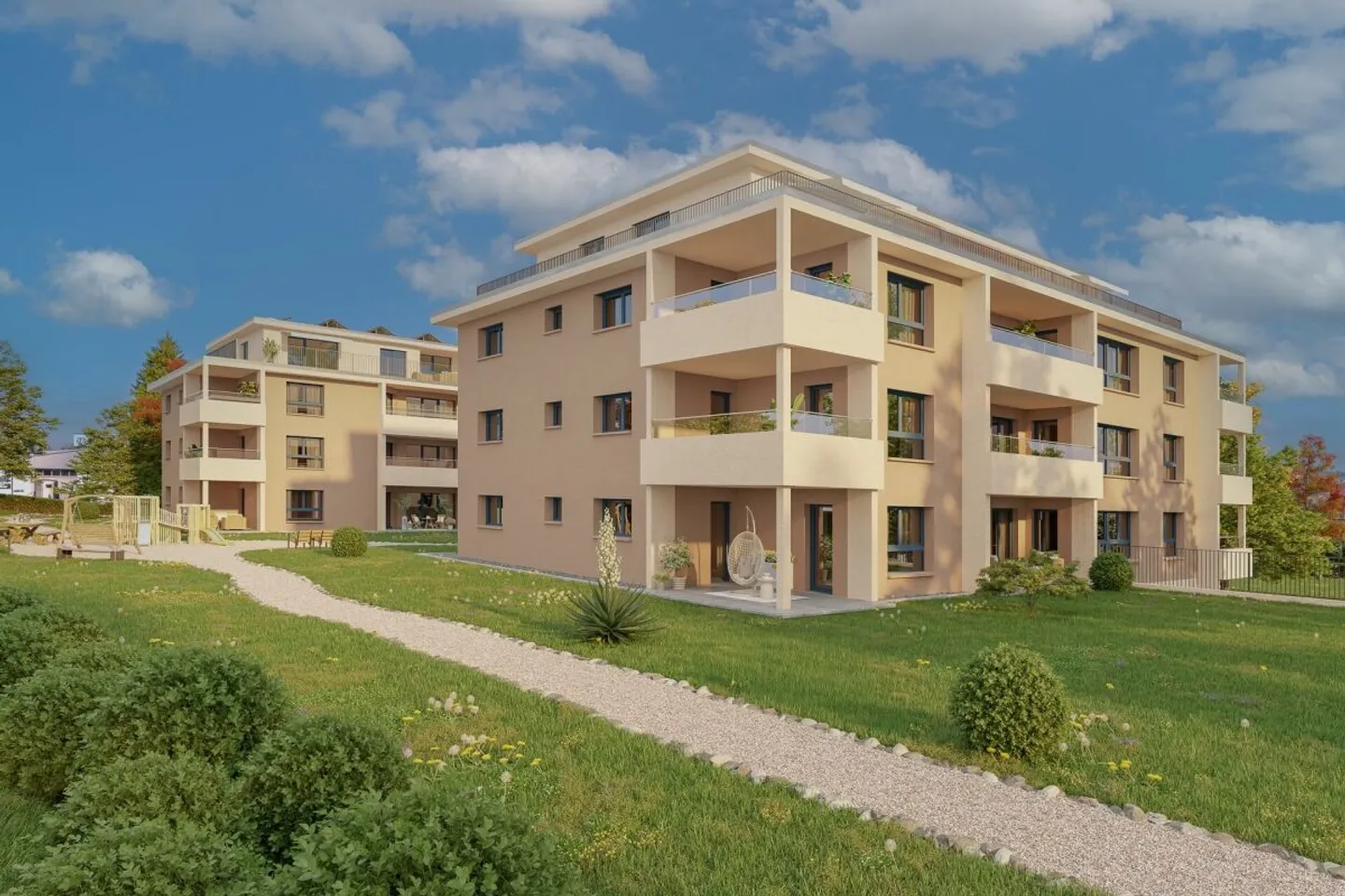 PARC RÉSIDENTIEL SUD; Appartement 2.5 pièces n° 03 - Photo 2 sur 7